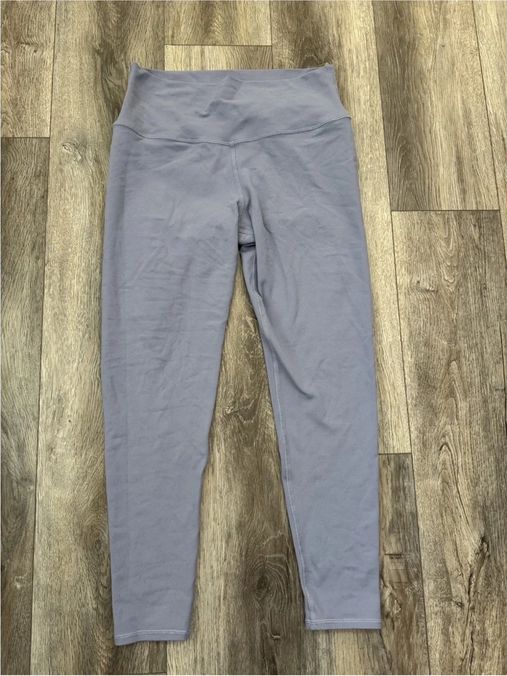 Alo Yoga High Waist Airbrush Active 7/8 Leggings Light Lavender Blue Large